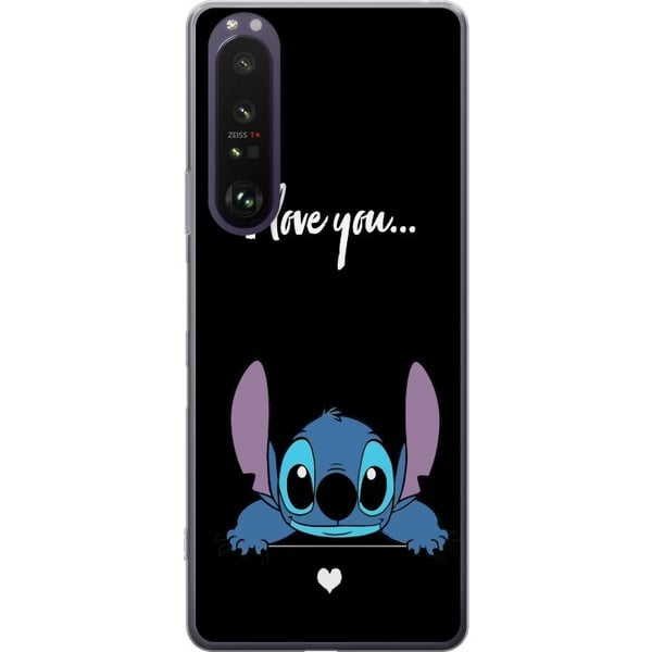 Kompatibel Mobilcover til Sony Xperia 1 III Stitch Jeg Elsker Dig