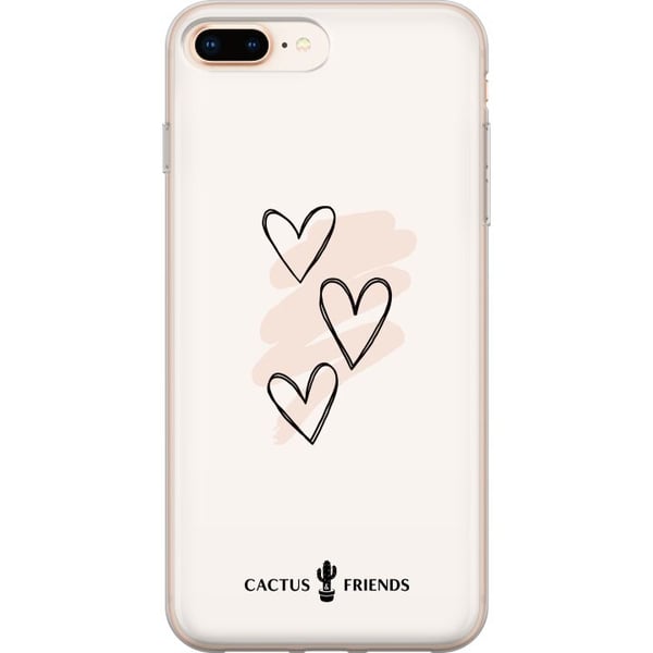 Yhteensopiva Puhelinkuori Apple iPhone 8 Plus Kaktus ja ystävät - Pehmeä romanttinen luonnos Yhteensopiva Puhelinkuori Apple iPhone 8 Plus Kaktus ja ystävät - Pehmeä romanttinen luonnos