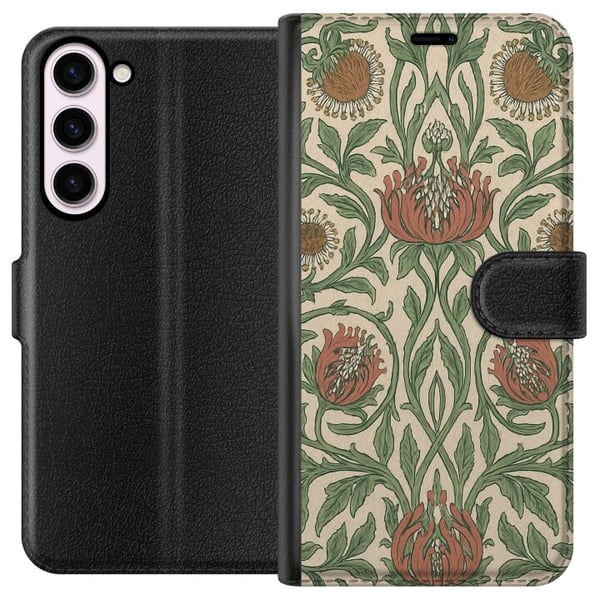 Kompatibel Tegnebogsetui til Samsung Galaxy S23+ Blad Detaljer