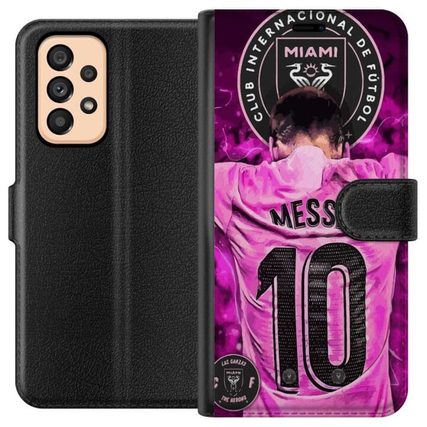 Kompatibel Tegnebogsetui til Samsung Galaxy A53 5G Messi