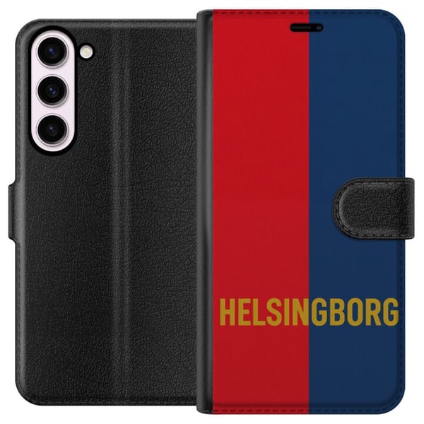 Kompatibel Tegnebogsetui til Samsung Galaxy S23+ Helsingborg – fodbold Kompatibel Tegnebogsetui til Samsung Galaxy S23+ Helsingborg – fodbold