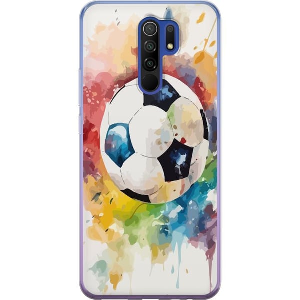 Kompatibel Mobilcover til Xiaomi Redmi 9 Fodbold