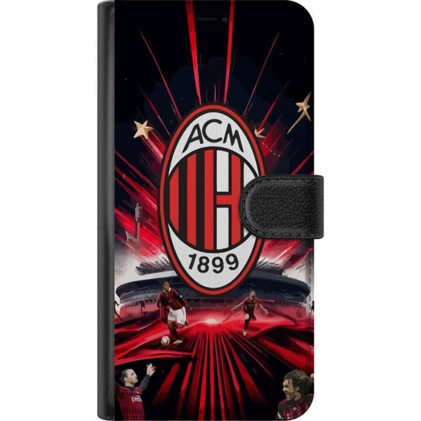 Kompatibelt Plånboksfodral till Samsung Galaxy A20e AC Milan