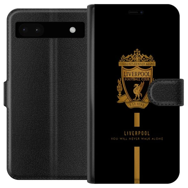 Yhteensopiva Lompakkokotelo Google Pixel 6a Liverpool-tunnus virallinen seuradesign 2025
