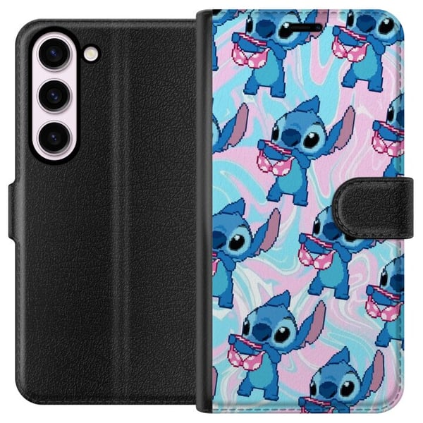 Yhteensopiva Lompakkokotelo Samsung Galaxy S23 Stitch Retro