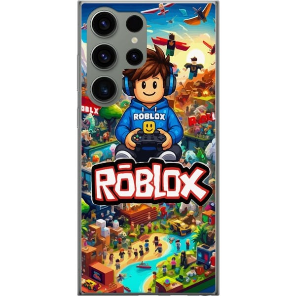 Kompatibelt Mobildeksel til Samsung Galaxy S23 Ultra Roblox-univers med spillkarakterer, actionfylte eventyr og flygende kjøretøy Kompatibelt Mobildeksel til Samsung Galaxy S23 Ultra Roblox-univers med spillkarakterer, actionfylte eventyr og flygende kjøretøy