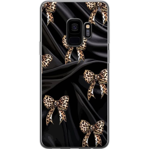 Yhteensopiva Puhelinkuori Samsung Galaxy S9 Leoparditäplät mustalla silkillä, ylellinen kuviointi eksklusiivisella muotitunnelmalla, täydellinen sinu Yhteensopiva Puhelinkuori Samsung Galaxy S9 Leoparditäplät mustalla silkillä, ylellinen kuviointi eksklusiivisella muotitunnelmalla, täydellinen sinu