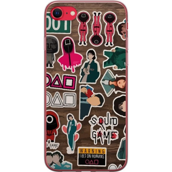 Yhteensopiva Puhelinkuori Apple iPhone SE (2022) Squid Game 2 - Tarroja