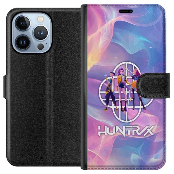Kompatibelt Lommeboketui til Apple iPhone 13 Pro KPop Demon Hunters 2 HuntrX pastellmotiv med myke farger og futuristisk stil