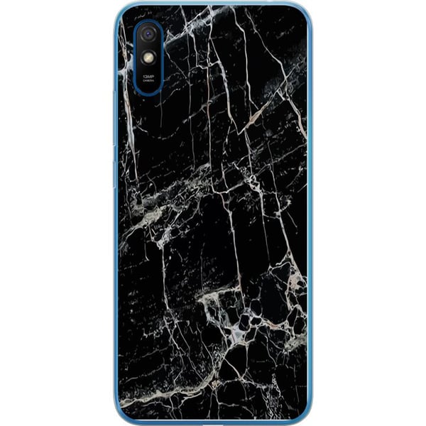 Kompatibelt Mobilskal till Xiaomi Redmi 9A Marmor Svart