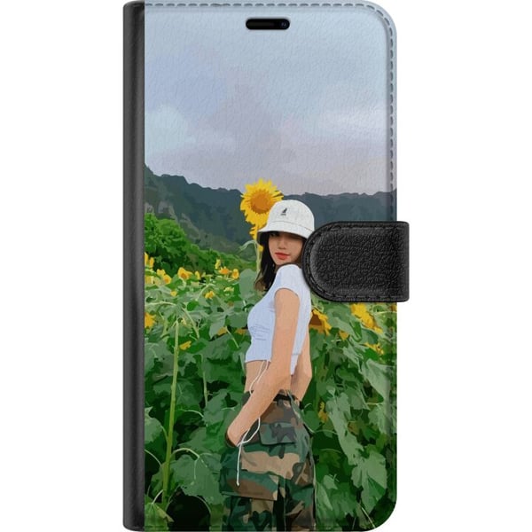 Kompatibelt Lommeboketui til Samsung Galaxy S21+ 5G Lisa BLACKPINK solsikke K-pop-idol