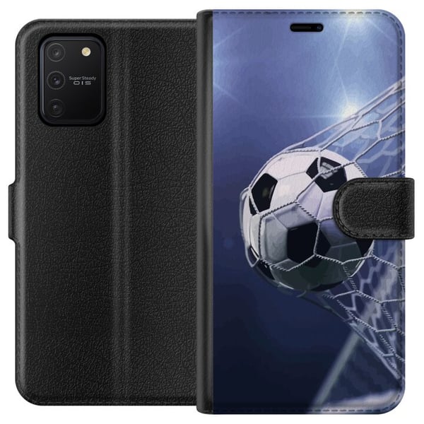 Kompatibelt Lommeboketui til Samsung Galaxy S10 Lite Fotball Hastighet Nett Sport Kamp Spill Kompatibelt Lommeboketui til Samsung Galaxy S10 Lite Fotball Hastighet Nett Sport Kamp Spill