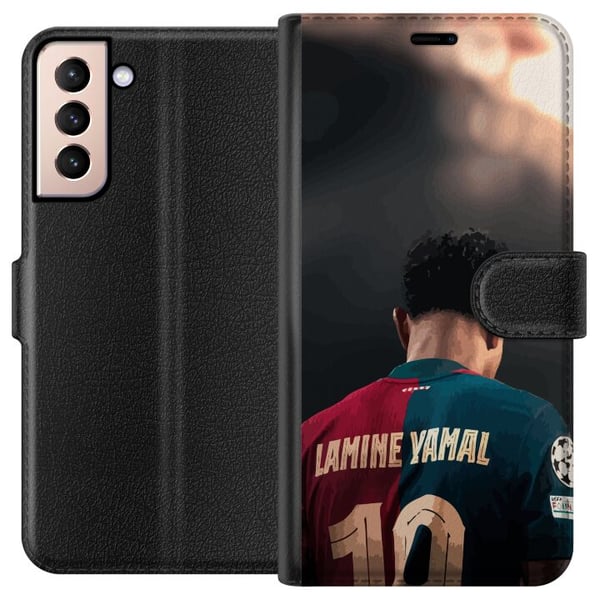 Kompatibel Tegnebogsetui til Samsung Galaxy S21 Lamine Yamal Kompatibel Tegnebogsetui til Samsung Galaxy S21 Lamine Yamal