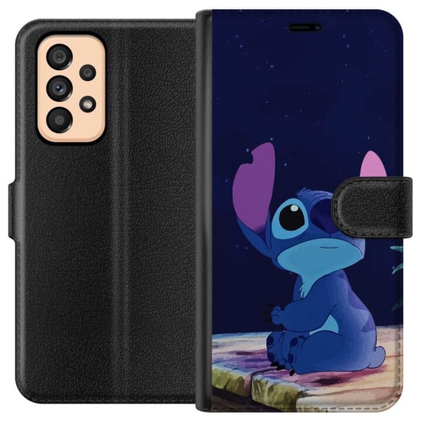 Kompatibelt Plånboksfodral till Samsung Galaxy A53 5G Stitch Stjärnor