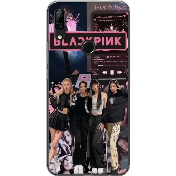Kompatibelt Mobilskal till Huawei P Smart Z BLACKPINK collage med musikspelare modeestetik rosa svart K pop design