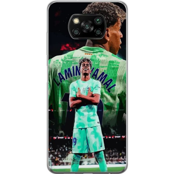 Kompatibel Mobilcover til Xiaomi Poco X3 NFC Barcelona Yamal kamptrøje fodbold junior