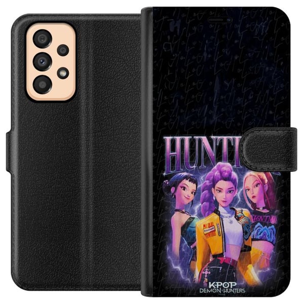 Yhteensopiva Lompakkokotelo Samsung Galaxy A33 5G Kpop-demonien metsästäjät Huntrix Mira Zoey Rumi animekuvitus