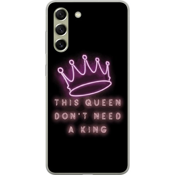 Kompatibel Mobilcover til Samsung Galaxy S21 FE 5G Dronning Citat Pigekraft Feminist