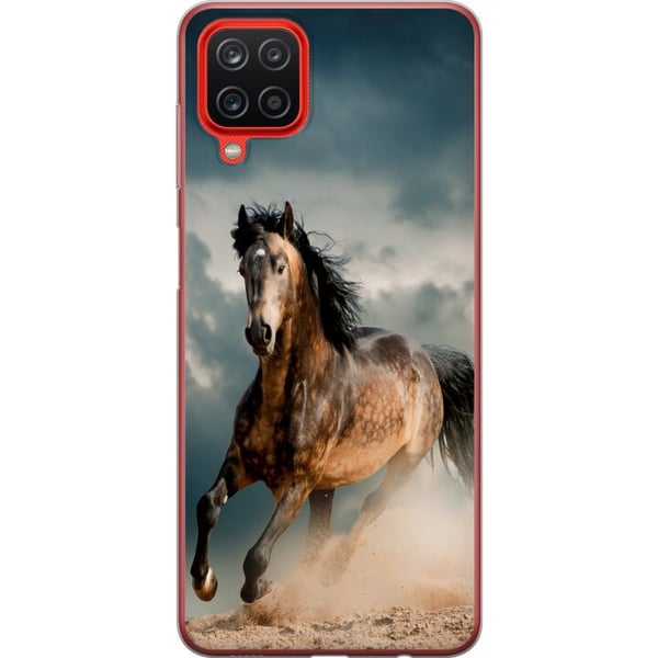Yhteensopiva Puhelinkuori Samsung Galaxy A12 Hevonen