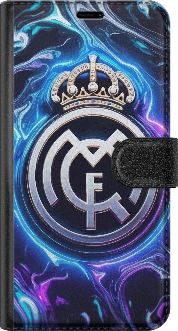 Kompatibelt Plånboksfodral till Apple iPhone 13 Pro Real Madrid