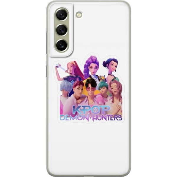 Yhteensopiva Puhelinkuori Samsung Galaxy S21 FE 5G K-pop-demoninmetsästäjät Yhdistyneet Ryhmä Seitsemän Anime-idolit Fantasia Energia