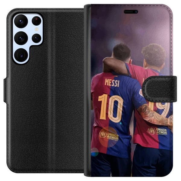 Kompatibel Tegnebogsetui til Samsung Galaxy S22 Ultra 5G Lamine Yamal Messi