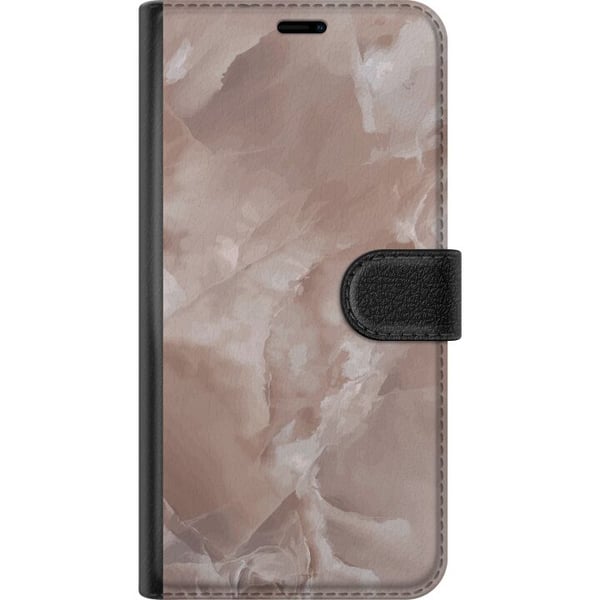 Kompatibelt Lommeboketui til Samsung Galaxy A20e Marmor Rosa