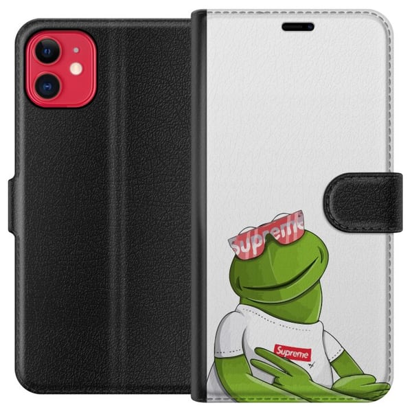 Kompatibel Tegnebogsetui til Apple iPhone 11 Kermit SUP Kompatibel Tegnebogsetui til Apple iPhone 11 Kermit SUP