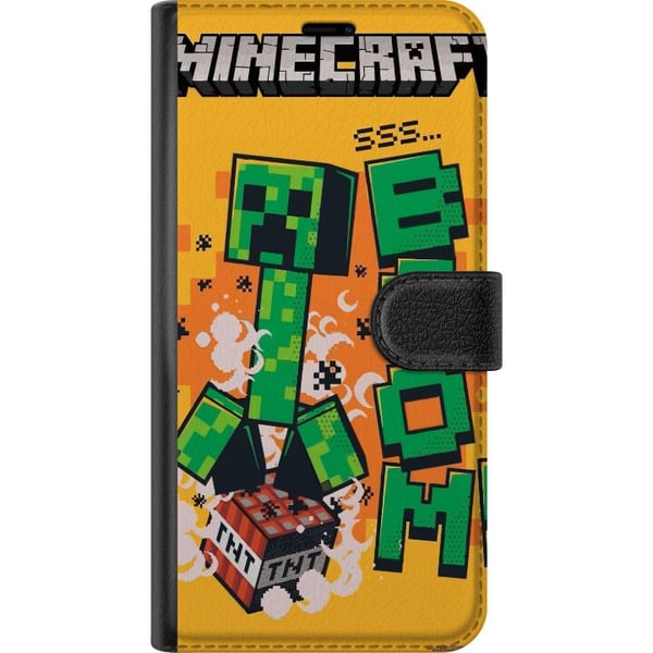 Yhteensopiva Lompakkokotelo Samsung Galaxy S21 Minecraft Boom