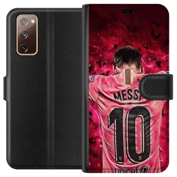 Kompatibelt Plånboksfodral till Samsung Galaxy S20 FE Messi
