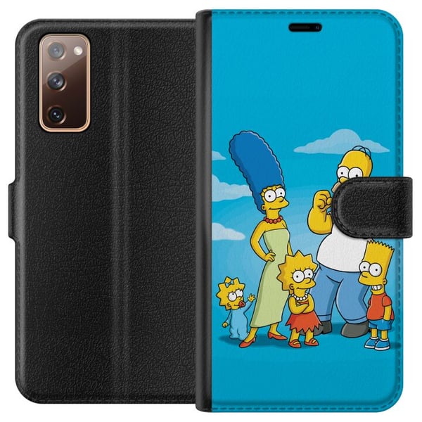 Kompatibelt Lommeboketui til Samsung Galaxy S20 FE The Simpsons-familieportrett med Homer, Marge, Bart, Lisa og Maggie, ikonisk tegnet motiv Kompatibelt Lommeboketui til Samsung Galaxy S20 FE The Simpsons-familieportrett med Homer, Marge, Bart, Lisa og Maggie, ikonisk tegnet motiv