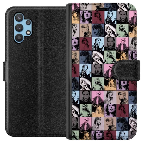 Kompatibelt Plånboksfodral till Samsung Galaxy A32 5G Taylor Swift Kompatibelt Plånboksfodral till Samsung Galaxy A32 5G Taylor Swift