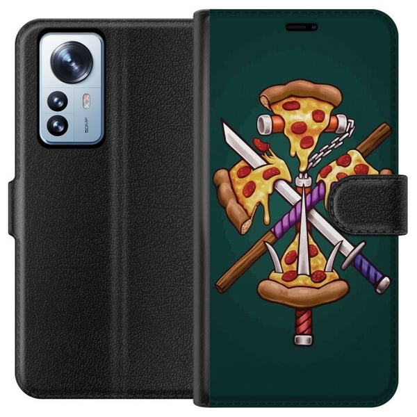 Yhteensopiva Lompakkokotelo Xiaomi 12 Pro Pizza