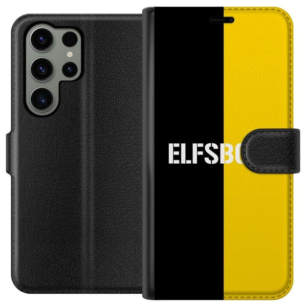 Kompatibelt Lommeboketui til Samsung Galaxy S23 Ultra Elfsborg Kompatibelt Lommeboketui til Samsung Galaxy S23 Ultra Elfsborg