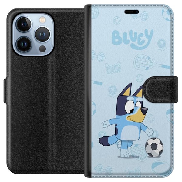 Kompatibelt Lommeboketui til Apple iPhone 13 Pro Bluey Kompatibelt Lommeboketui til Apple iPhone 13 Pro Bluey