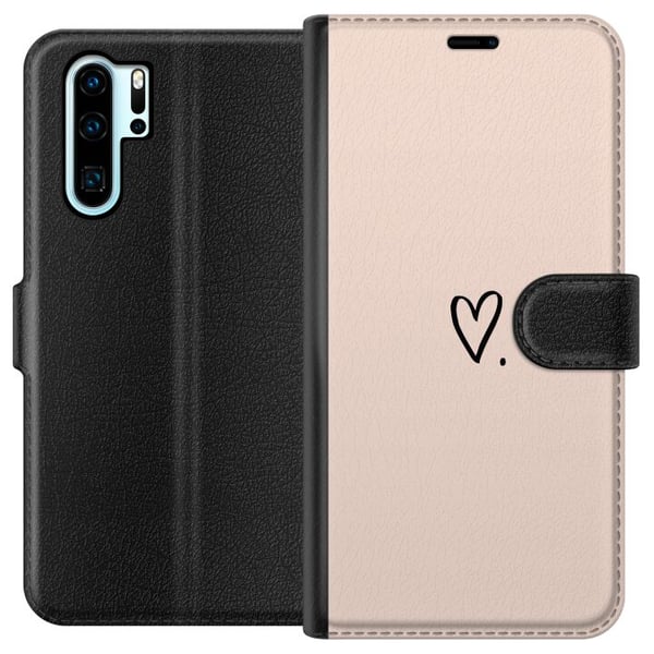 Yhteensopiva Lompakkokotelo Huawei P30 Pro Sydän