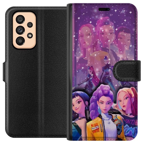 Kompatibelt Lommeboketui til Samsung Galaxy A53 5G K-pop-demonjegere Zoey Mira Aya Forent Stjernemagi Kosmisk Energi