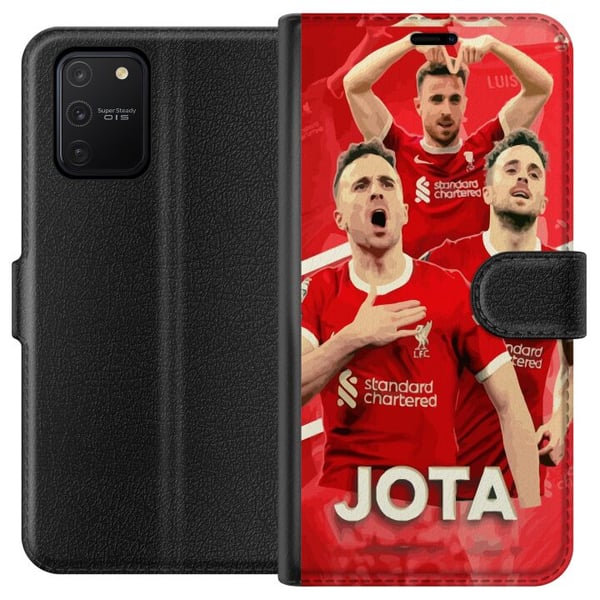 Kompatibelt Lommeboketui til Samsung Galaxy S10 Lite Liverpool Jota plakat Portugal spiss angriper Premier League Reds fotball spiller klubb design k Kompatibelt Lommeboketui til Samsung Galaxy S10 Lite Liverpool Jota plakat Portugal spiss angriper Premier League Reds fotball spiller klubb design k