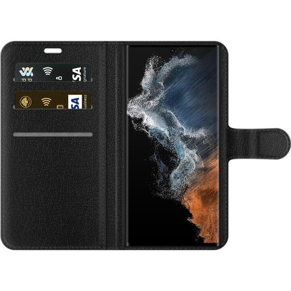 Yhteensopiva Lompakkokotelo Samsung Galaxy S22 Ultra 5G Stitch Mode