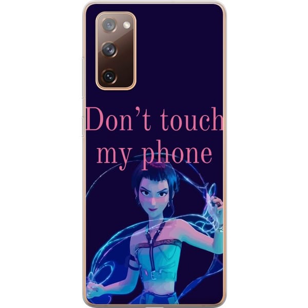 Kompatibelt Mobilskal till Samsung Galaxy S20 FE K-pop Don’t touch my phone – Rolig illustration med animerad karaktär