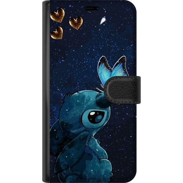 Kompatibelt Lommeboketui til Apple iPhone 13 Pro Stitch sommerfugl