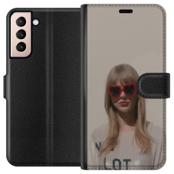 Kompatibelt Plånboksfodral till Samsung Galaxy S21 Taylor Swift