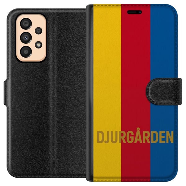 Yhteensopiva Lompakkokotelo Samsung Galaxy A33 5G Djurgården – jalkapallo