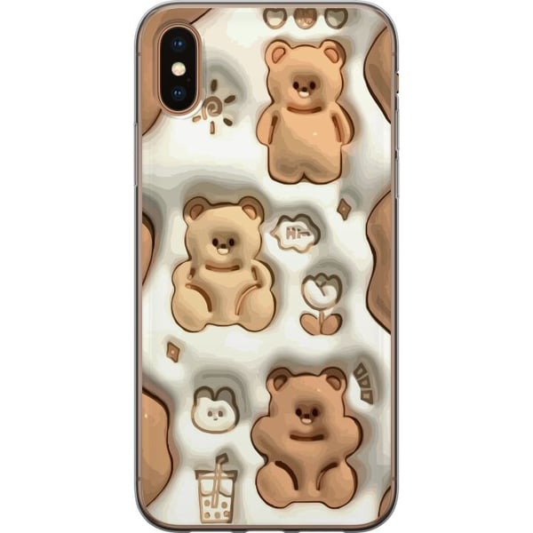 Kompatibelt Mobilskal till Apple iPhone XS Bubbliga Björnar