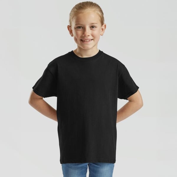T-skjorte for Barn | Klassisk Barn-T-skjorte Svart 7-8 År Dukke KPop Demon Hunters animekarakter Dukke KPop Demon Hunters animekarakter Svart 7-8 År