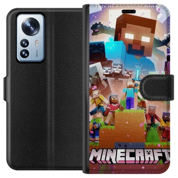 Yhteensopiva Lompakkokotelo Xiaomi 12 Pro Minecraft