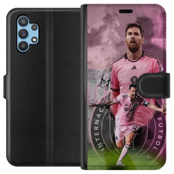 Kompatibelt Plånboksfodral till Samsung Galaxy A32 5G Messi Kompatibelt Plånboksfodral till Samsung Galaxy A32 5G Messi