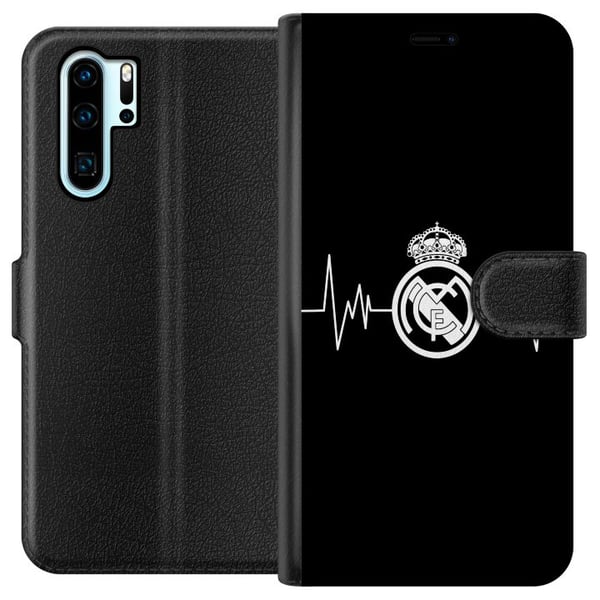 Yhteensopiva Lompakkokotelo Huawei P30 Pro Real Madrid CF