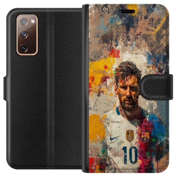 Kompatibelt Plånboksfodral till Samsung Galaxy S20 FE Messi Art