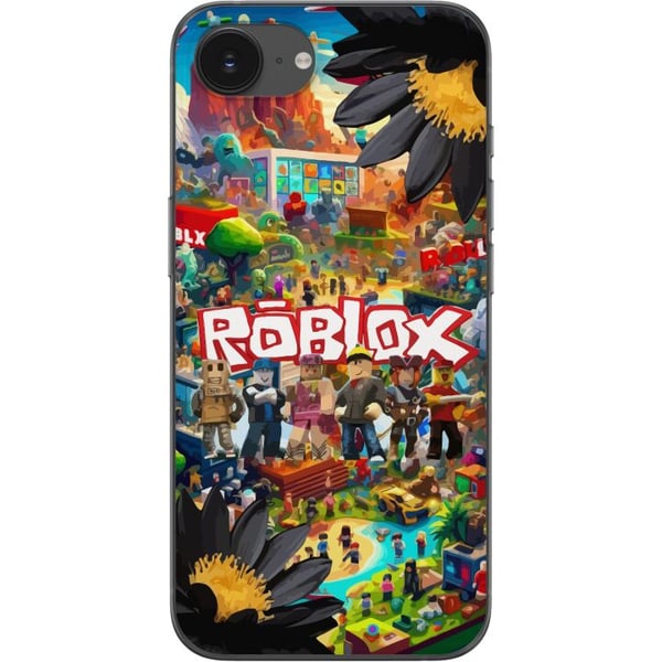 Kompatibel Mobilcover til Apple iPhone 16e Roblox-spilverden med populære karakterer, farverige miljøer og eventyr - perfekt til børn og unge, der el